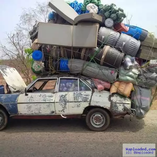 You should see these photos of an overloaded vehicle intercepted by FRSC